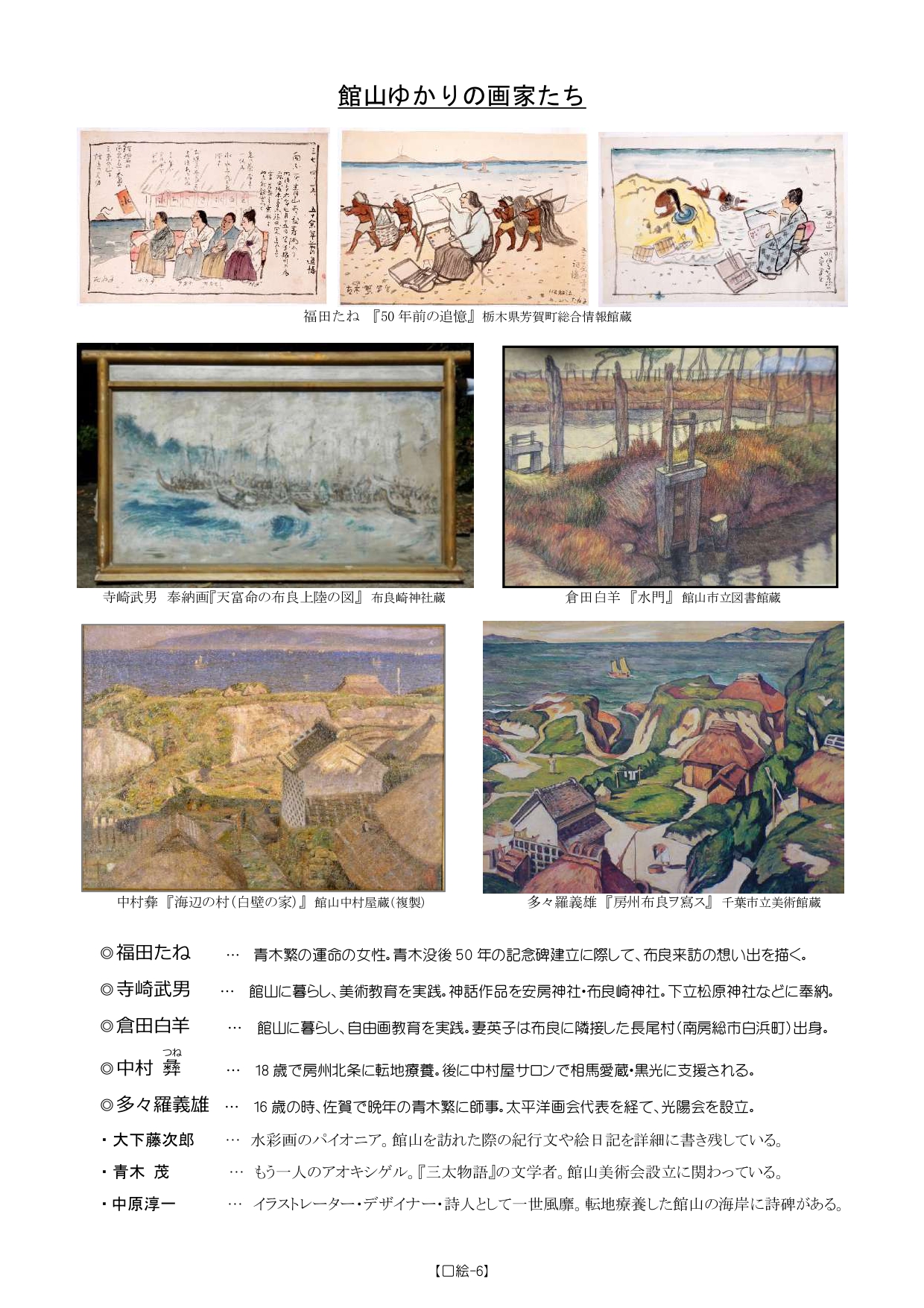 青木繁 油彩画 肉筆 「民家」
